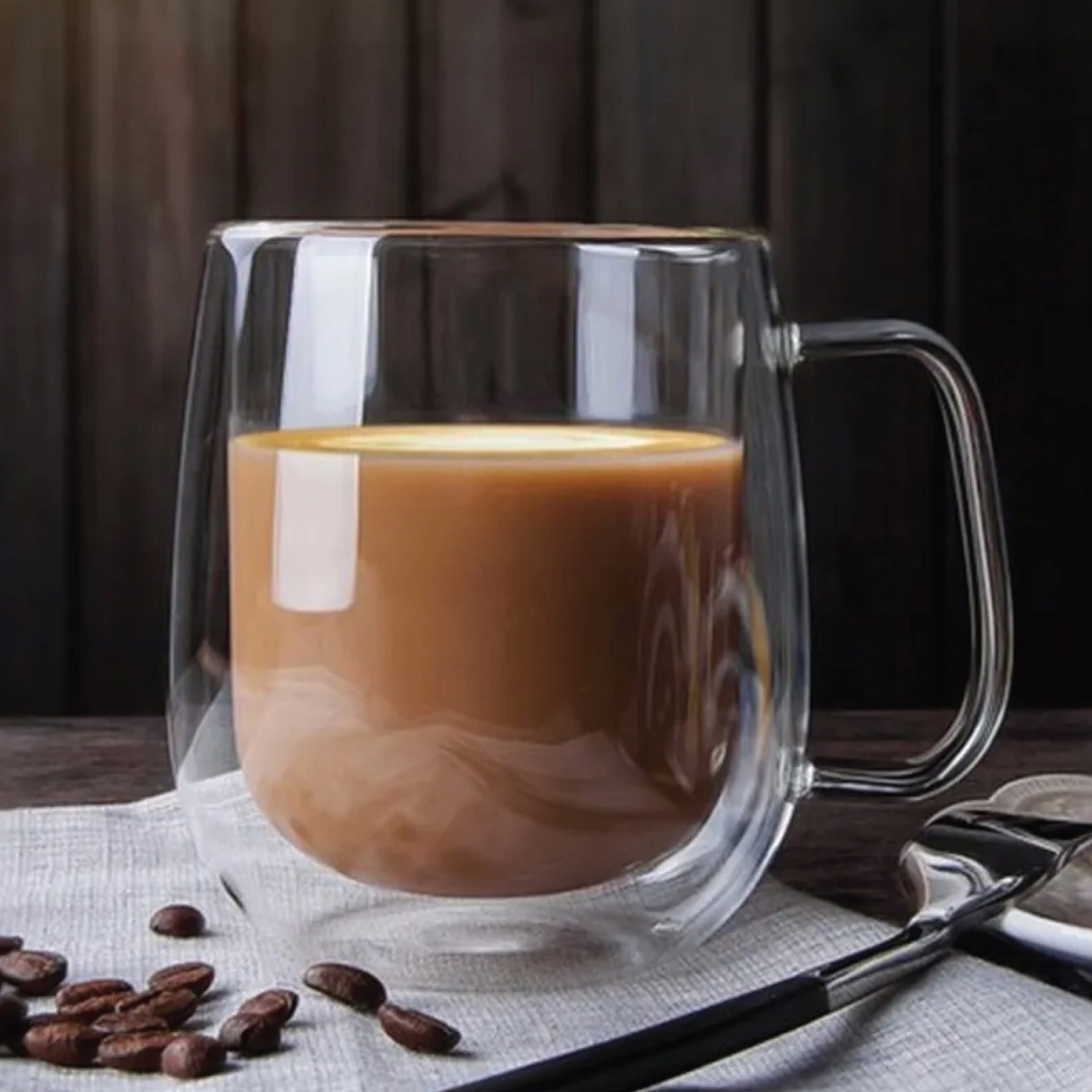 Double Wall Coffee Mug With Handle (250 ml)